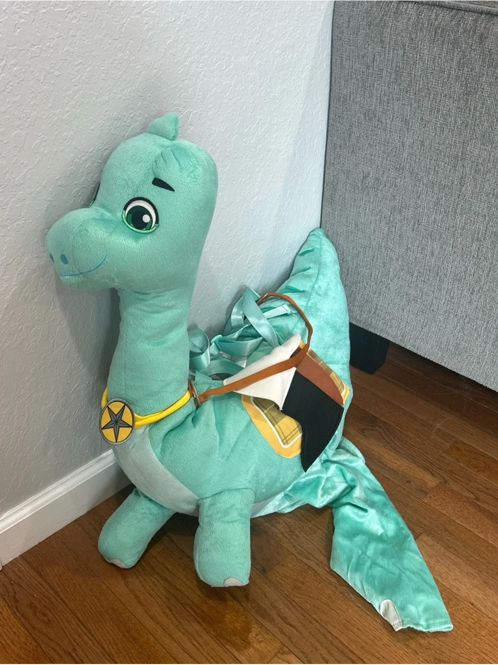 Disney Dino Ranch Clover Ride-Along Dinosaur Costume Toddler One Size Fits Most